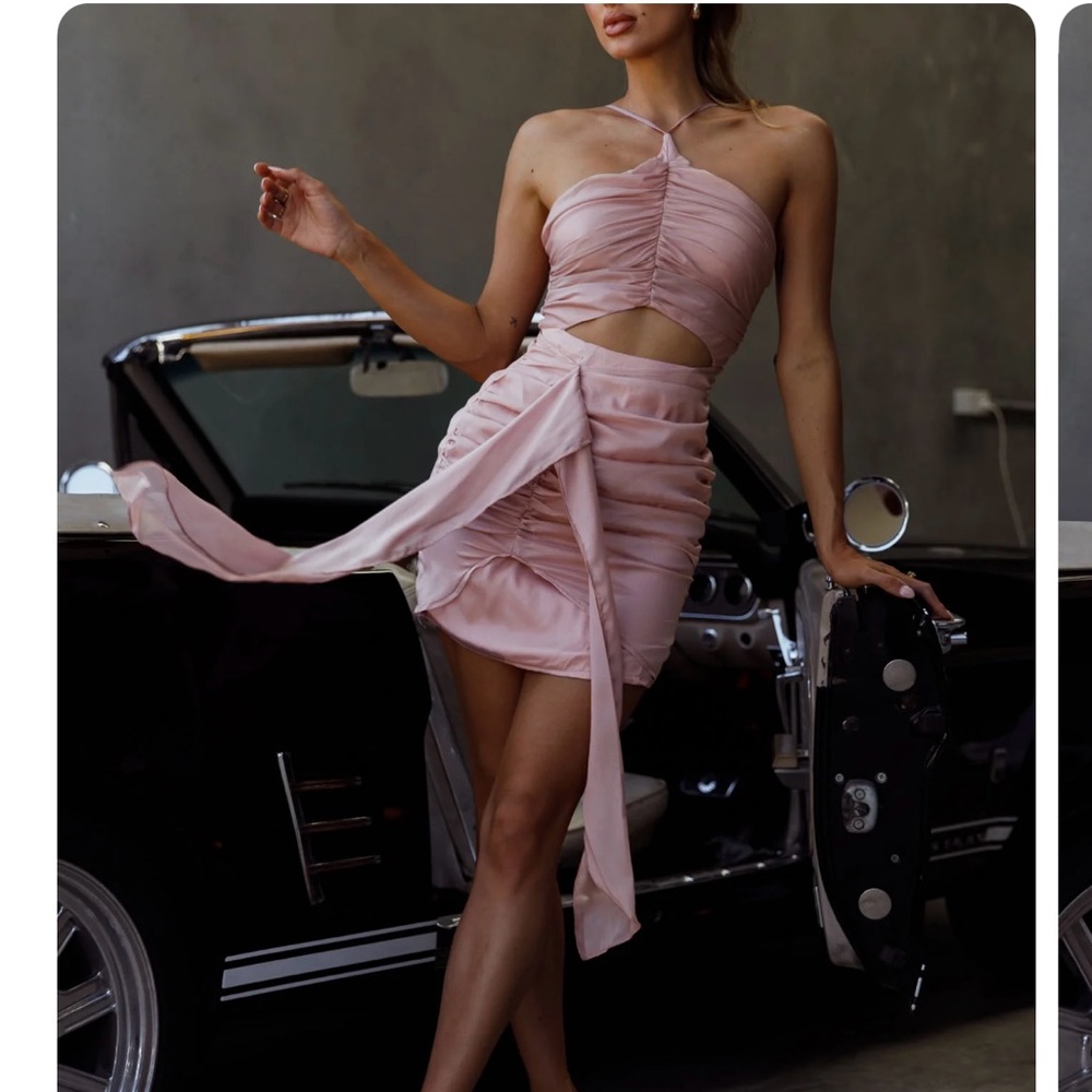 Dusty rose/Pink mini dress from selfie leslie